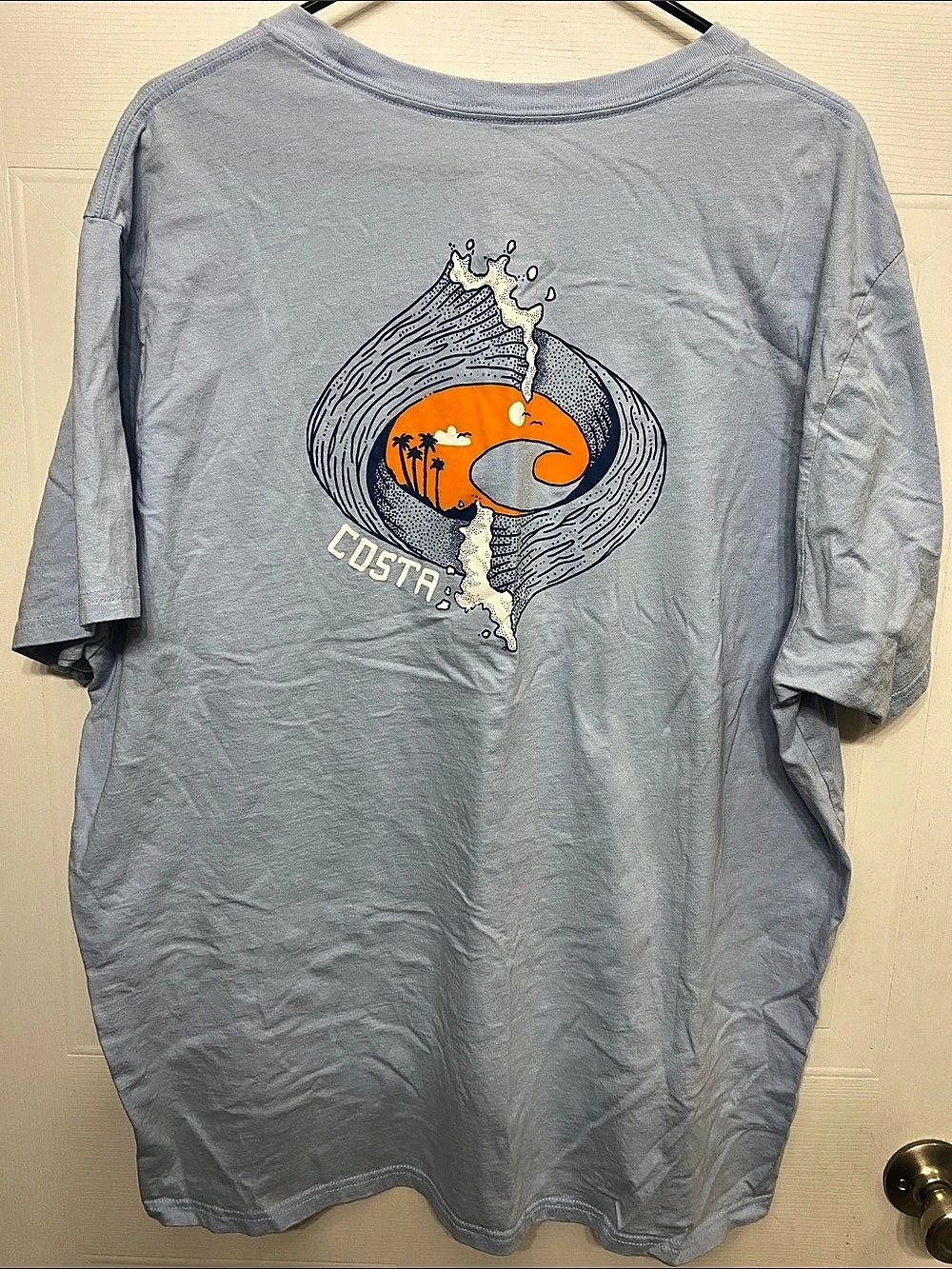 Costa Graphic Tee Blue XXL